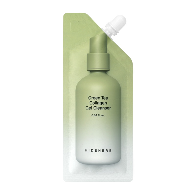 HIDEHERE GREEN TEA COLLAGEN GEL CLEANSER 25ML