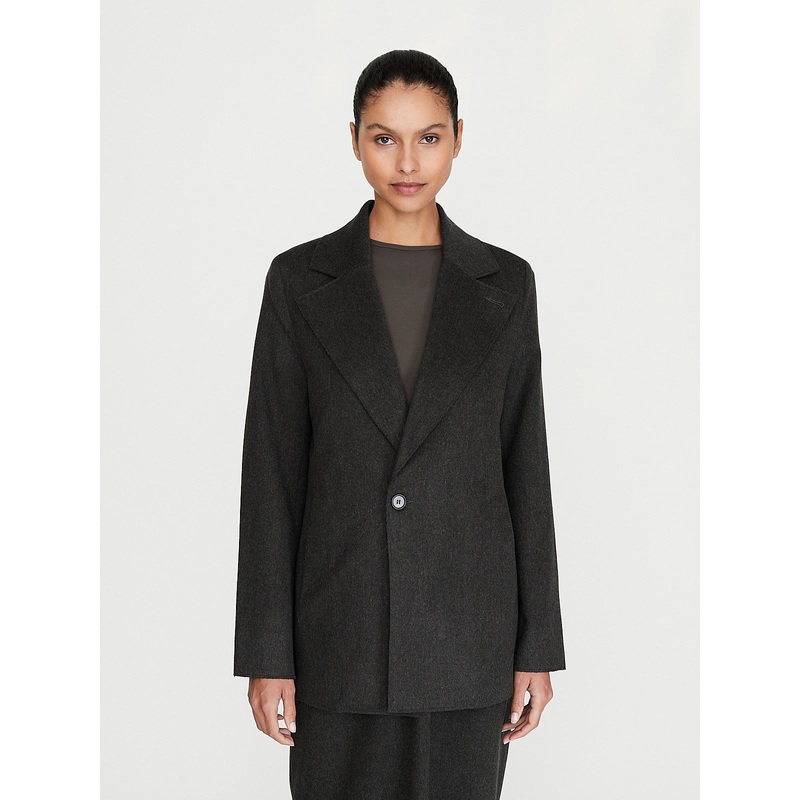 No. 173 Heavy Wool Two Button Jacket in Green