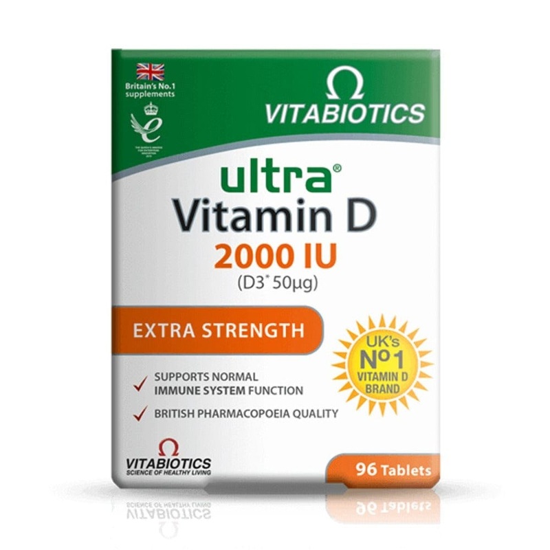 Vitabiotics Ultra Vitamin D3* 2000 IU (50g) 60’s
