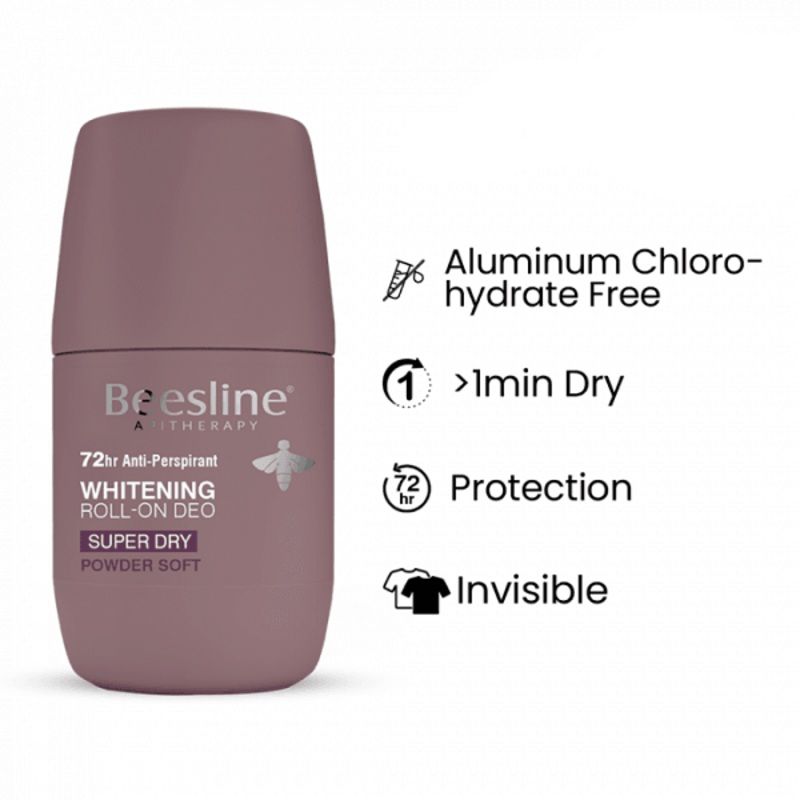 Beesline – Whitening Roll On Deo Super Dry Powder Soft