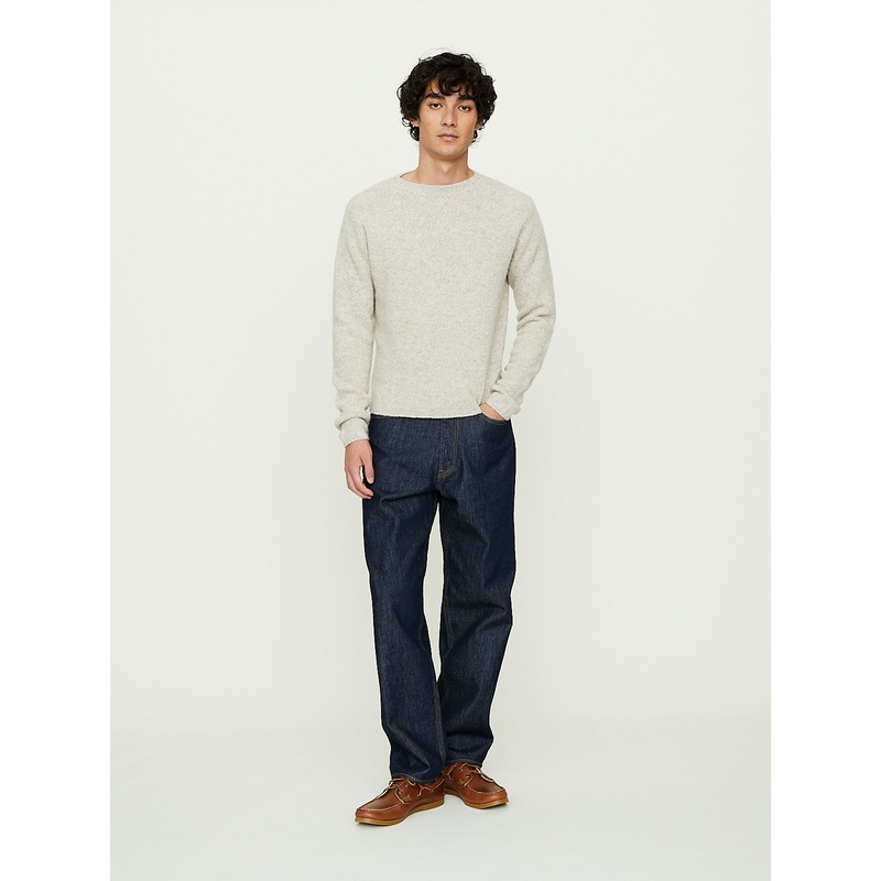 Hard Twist Denim Wide Pants in Indigo