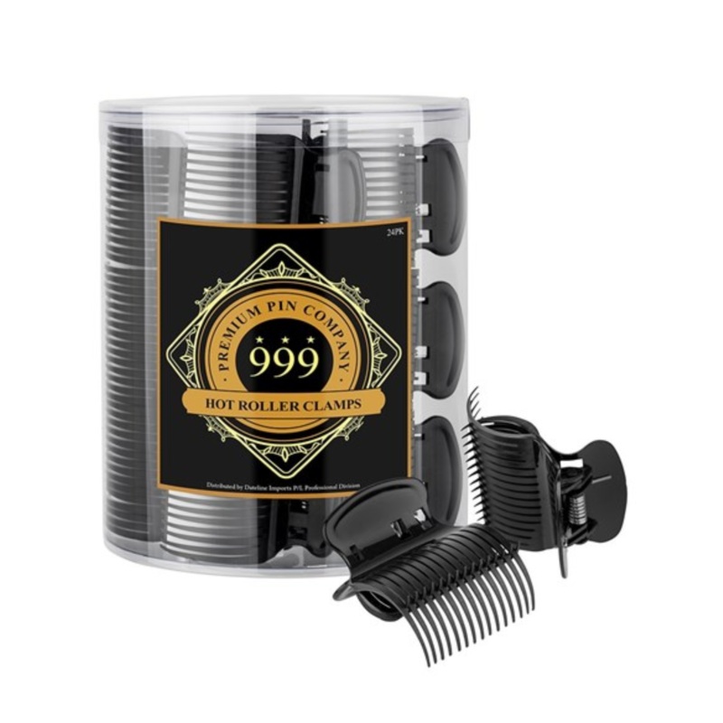 DATELINE PROFESSIONAL HOT ROLLER CLAMPS 801 24 PACK