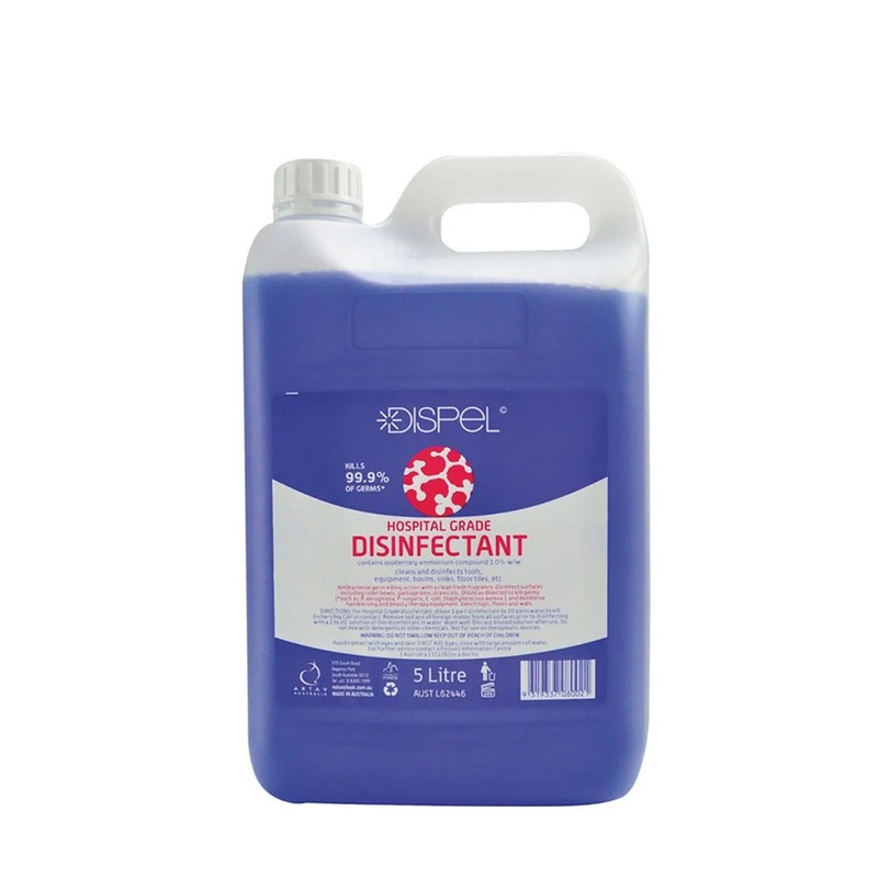 Dispel Hospital Grade Disinfectant – Blue – 5l