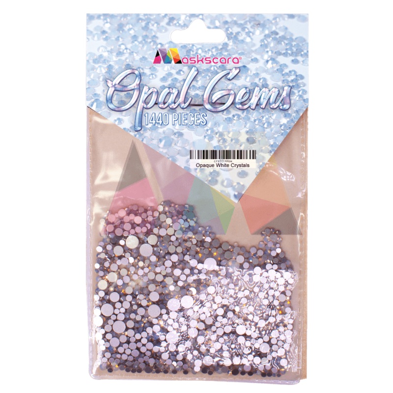 Opaque White Crystals – 1440PCS