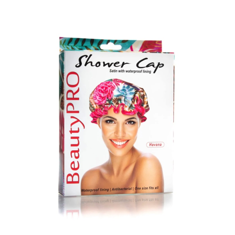 DATELINE PROFESSIONAL BEAUTY PRO SHOWER CAP HAVANA TROPICA