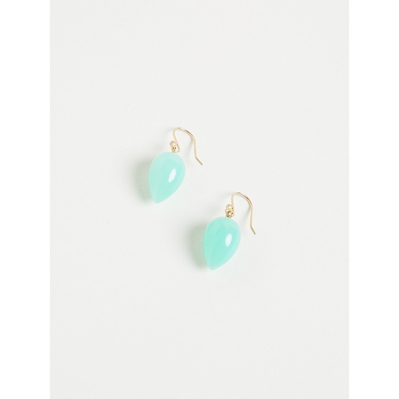 Acorn Earrings in Chrysoprase