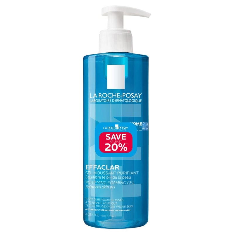 La Roche Posay Effaclar Gel Cleanser Save 20% 400ml