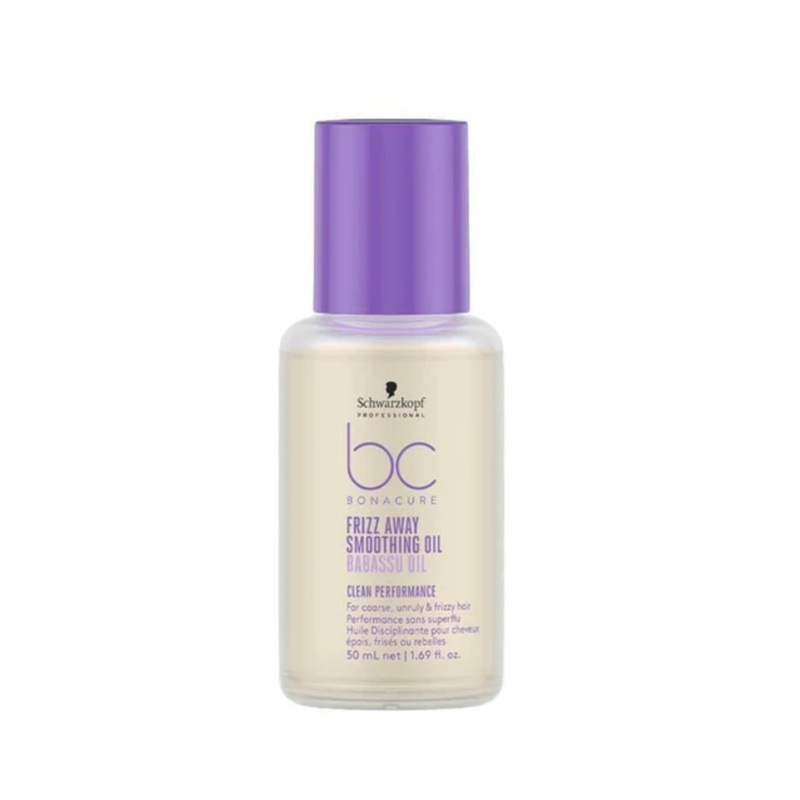 SCHWARZKOPF BONACURE CLEAN PERFORMANCE FRIZZ AWAY SMOOTHING OIL 50ML
