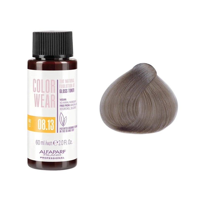 ALFAPARF MILANO COLOR WEAR GLOSS TONER 60ML 08.13