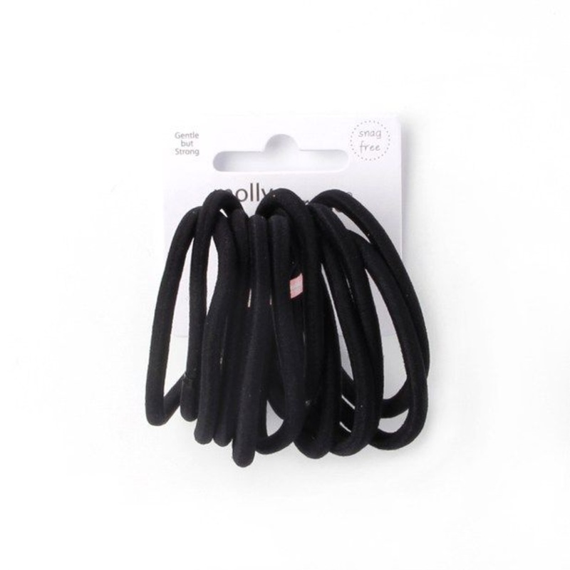 Molly & Rose Item 6404 High quality – Black – 4mm thick – Card of 12