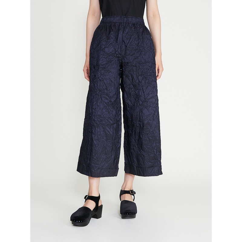Pantalone Trousers Pigiama Tasche Lavato in Navy Blue
