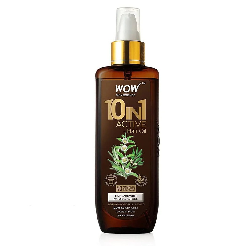Wow 10 In 1 Active Hair Oil 200ml