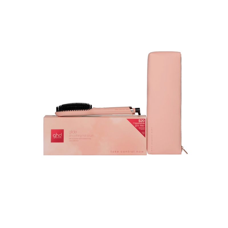 GHD GLIDE TAKE CONTROL NOW PINK COLLECTION – SMOOTHING HOT BRUSH * (SD)