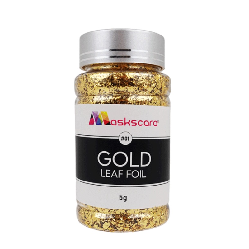 Metallic Leaf Foil pots – 5G Gold