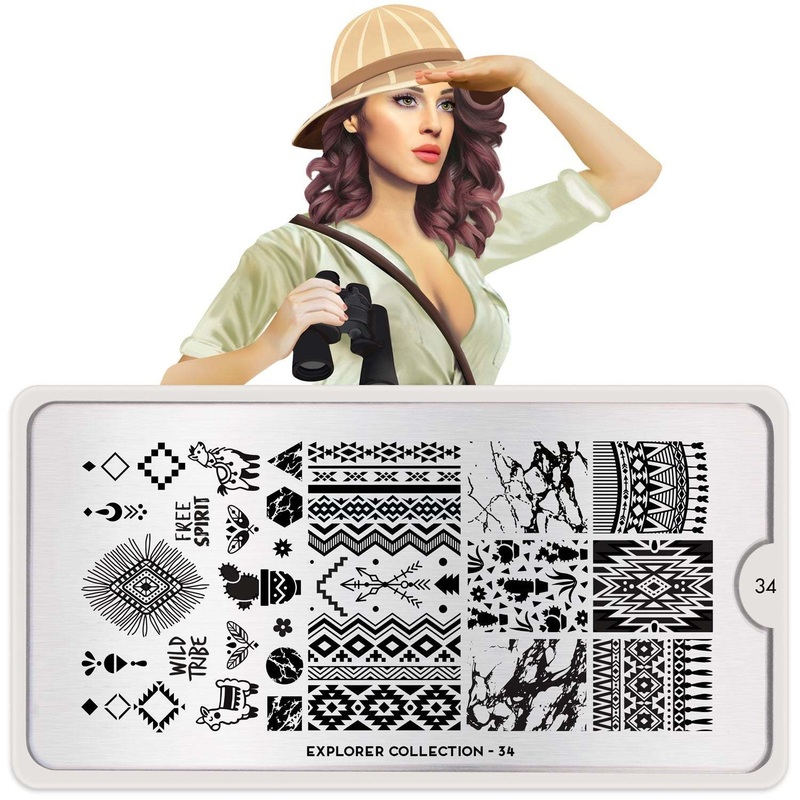 Moyou London Stamping Plate – Explorer 34