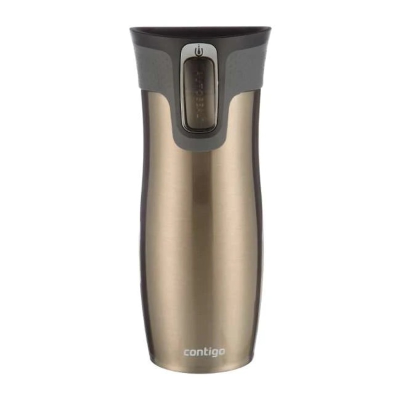 Contigo Autoseal West Loop Vacuum Insulated Stainless Steel Travel Mug 470 ml, Latte Tm
