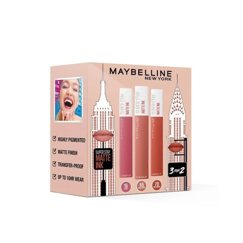 Maybelline SuperStay Matte Ink Lipstick Offer (Buy 2 Get 1 Free)