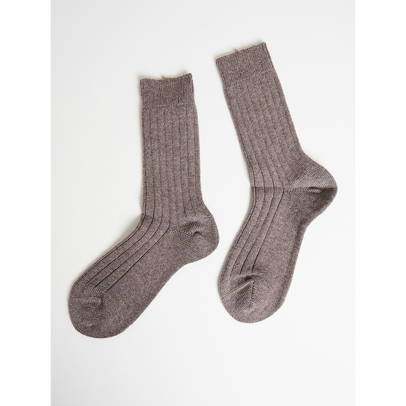 One Kashmir Socks in Nutmeg