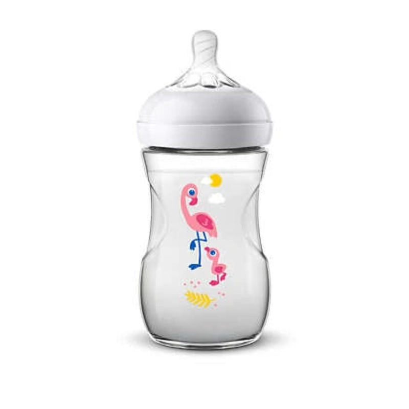 Philips Avant Natural Baby Bottle 260 ml – Flamingo