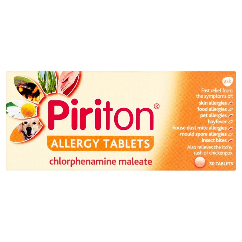 Piriton Antihistamine Allergy Relief 30 Tablets