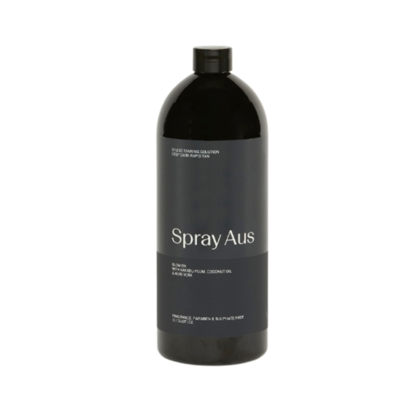 SPRAY AUS PROFESSIONAL TANNING SOLUTION DEEP DARK RAPID TAN 1L