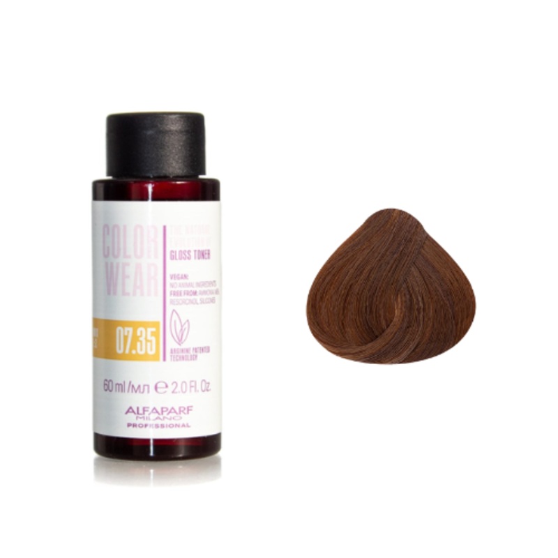 ALFAPARF MILANO COLOR WEAR GLOSS TONER 60ML 07.35
