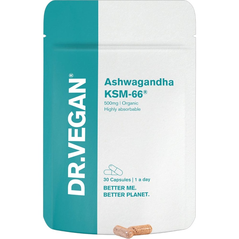 DR.VEGAN Ashwagandha KSM-66 500mg 30 Capsules