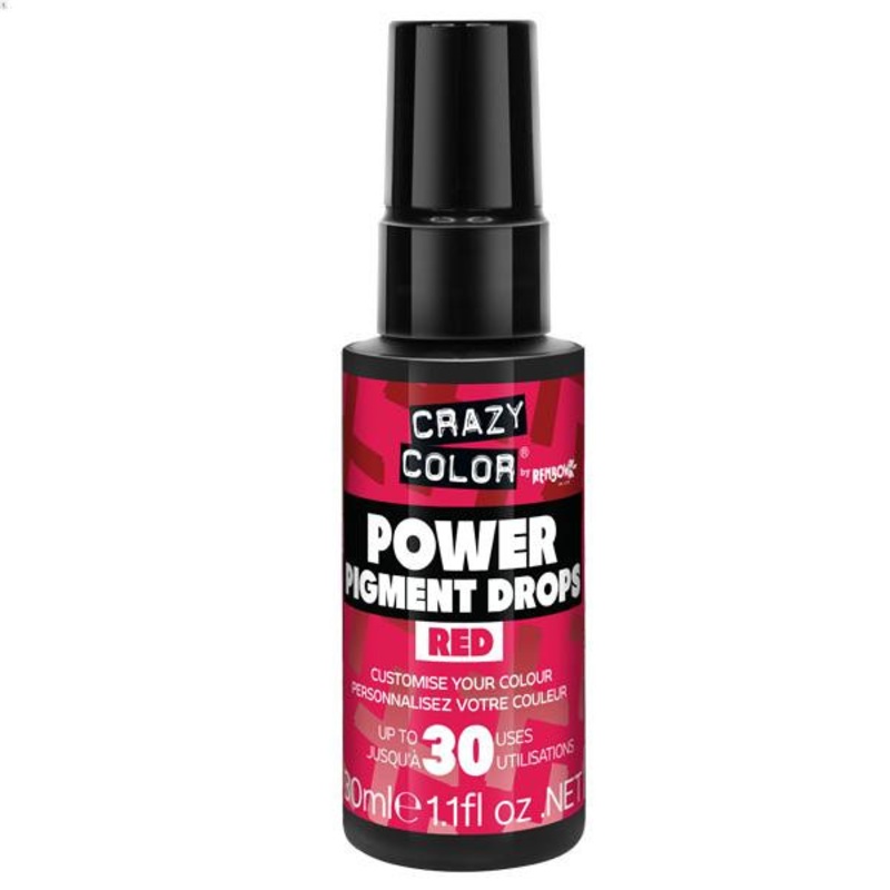 Crazy Color — Power Pigment Drops – Red 1oz