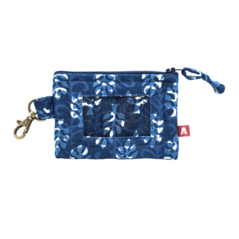 ID Pouch – Indigo Palms