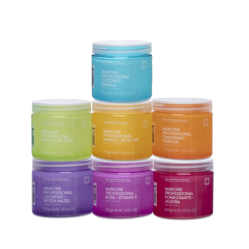 MANCINE PROFESSIONAL Hot Salt Body Scrub  |  500g, Various Colours
