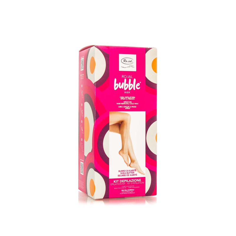 RO.IAL BUBBLE WAX EPILATION KIT SHAE BUTTER