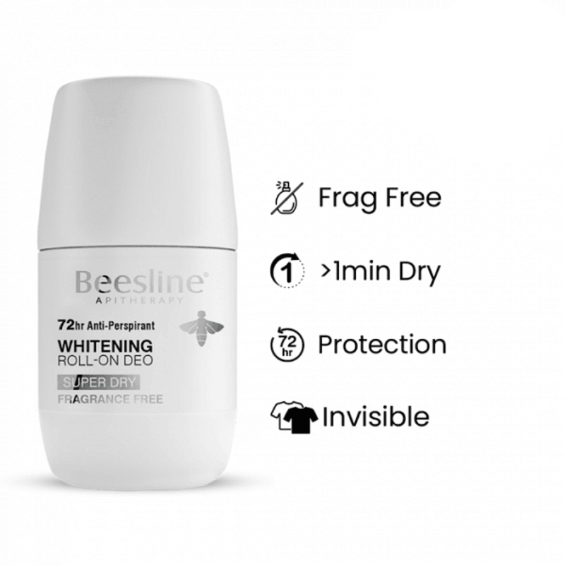 Beesline – Whitening Roll On Deo Super Dry Fragrance Free