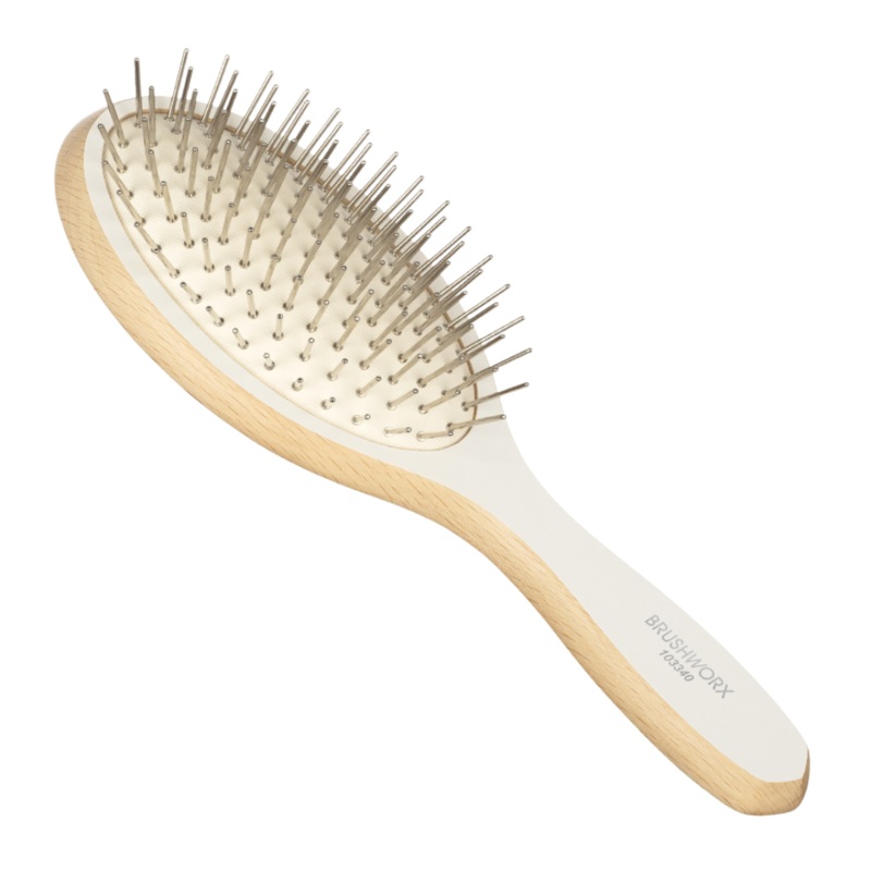BRUSHWORX SCALP WELLNESS LARGE OVAL CUSHION BRUSH