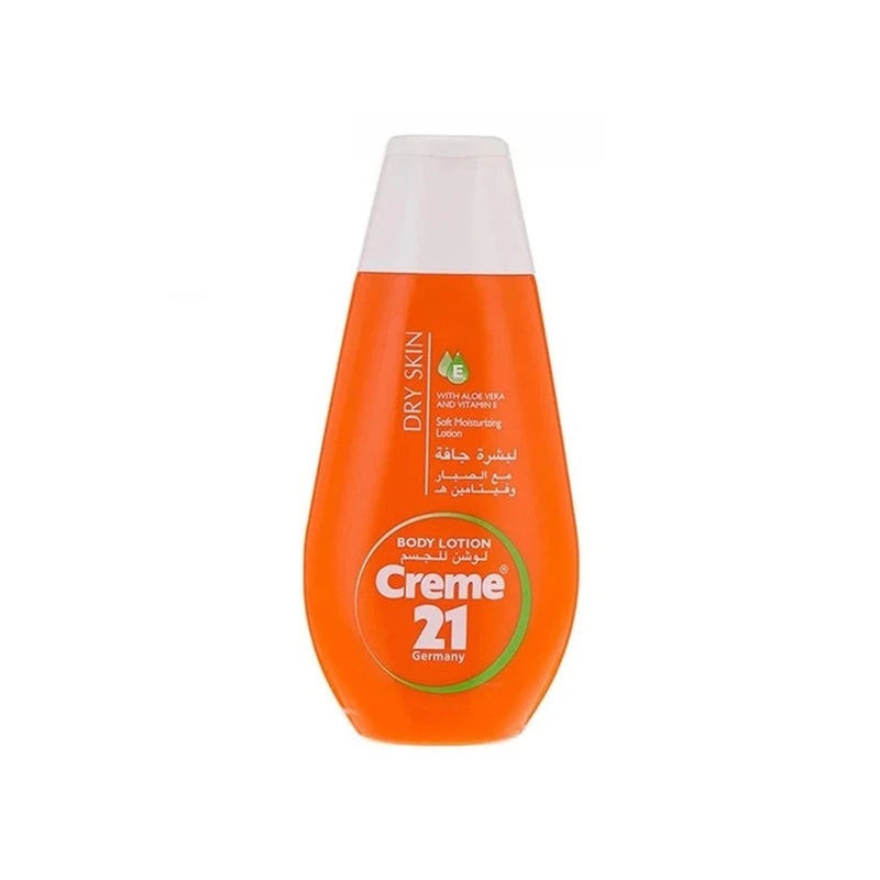 Creme 21 Body Lotion With Aloe Vera And Vitamin E For Dry Skin 250ml