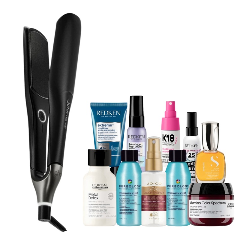 Ghd Chronos Max Wide Plate Hair Straightener Black