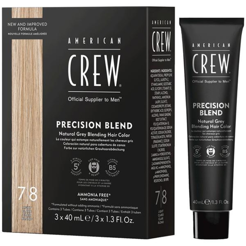 American Crew — Natural Gray Coverage – Light 3×1.35oz