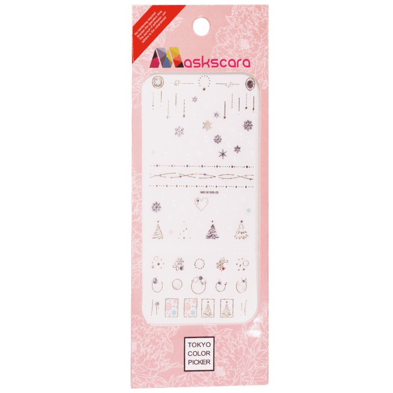 Nail Art Sticker – White Christmas (MG181005-05)