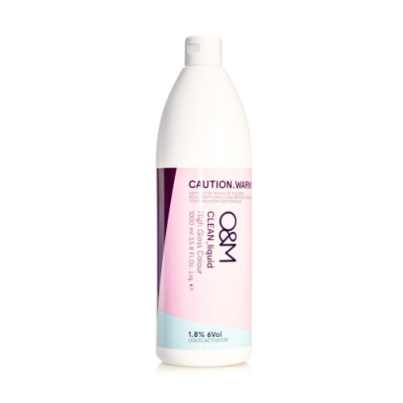 O&M CLEAN.LIQUID HIGH GLOSS COLOUR ACTIVATOR 1.8% 6 VOL 1L