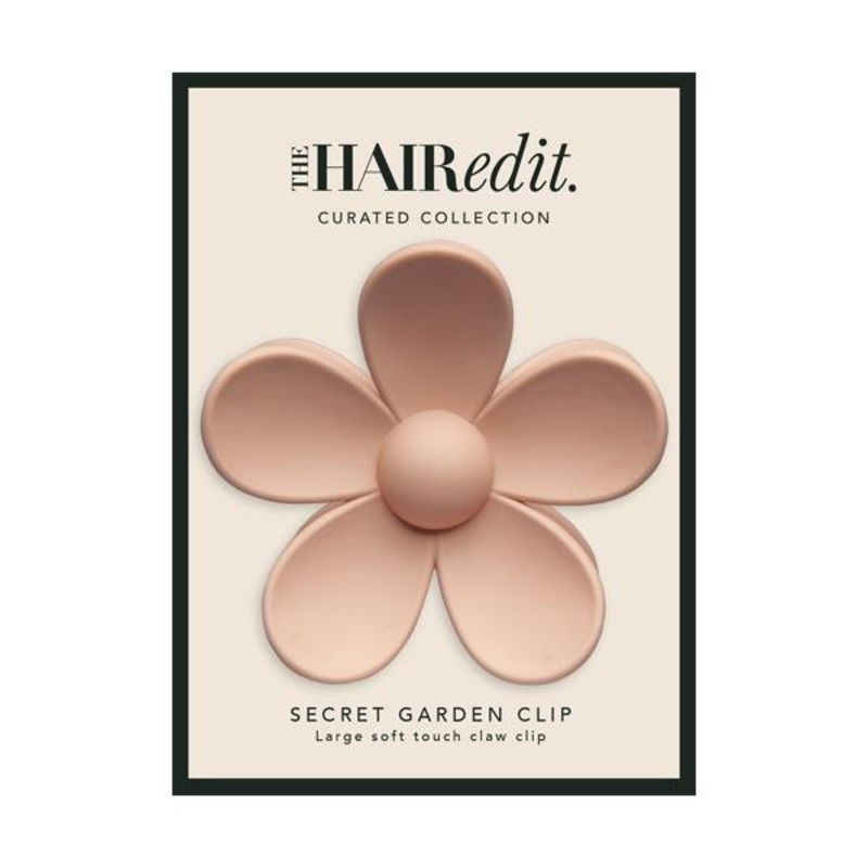 THE HAIR edit — Secret Garden Clip Rose-Beige