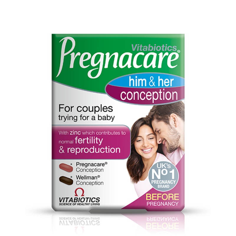 Vitabiotics – Pregnacare His & Hers 60 Tablets
