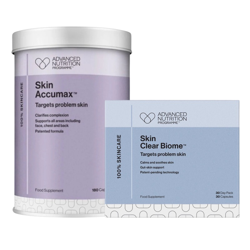 Advanced Nutrition Accumax 180 & Complimentary Skin Clear Biome 30 Caps