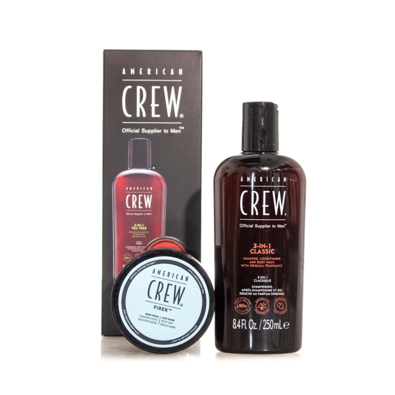AMERICAN CREW FIBER 3IN1 GIFT SET DUO 2024