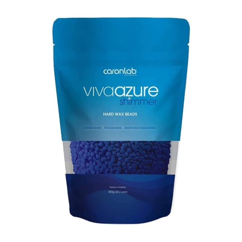 CARONLAB VIVA AZURE SHIMMER HARD WAX BEADS 800G