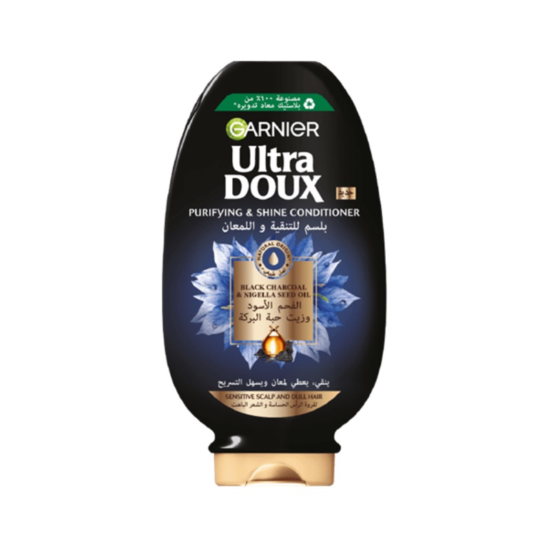 Garnier Ultra Doux Black Charcoal & Nigella Seed Oil Conditioner 360ml