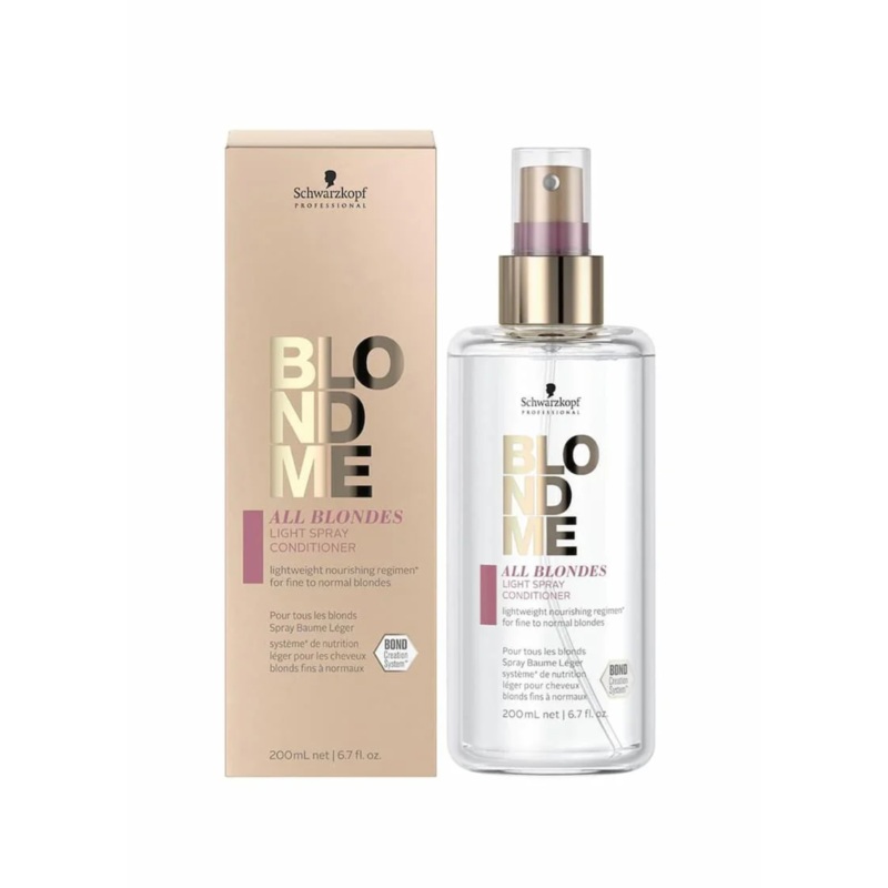 SCHWARZKOPF BLONDME ALL BLONDES LIGHT SPRAY CONDITIONER 200ML