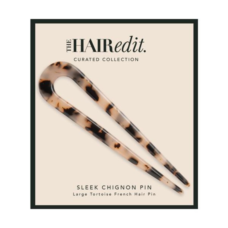 THE HAIR edit — Large French Hair Pin – Tortoise