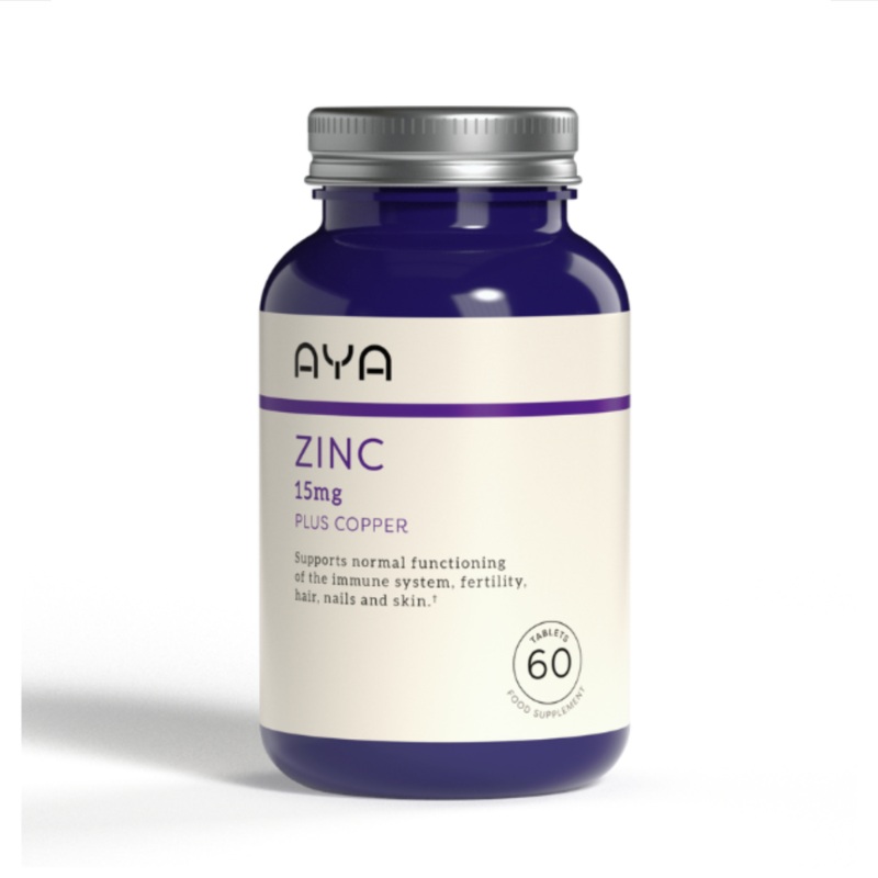 AYA Zinc Oxide 15mg with Copper x60