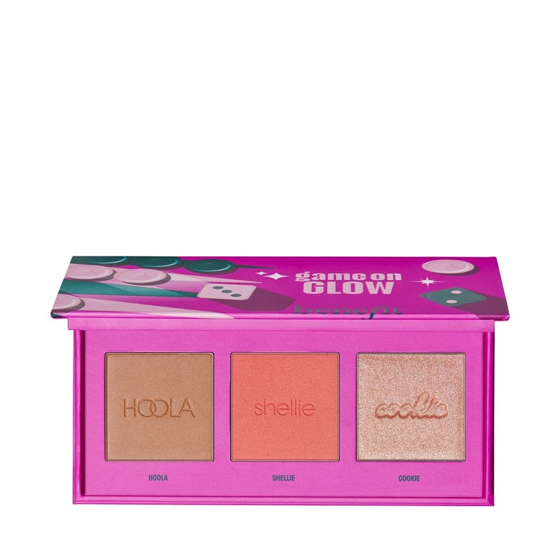 Benefit Game On Glow Blush & Highlighter Trio Palette