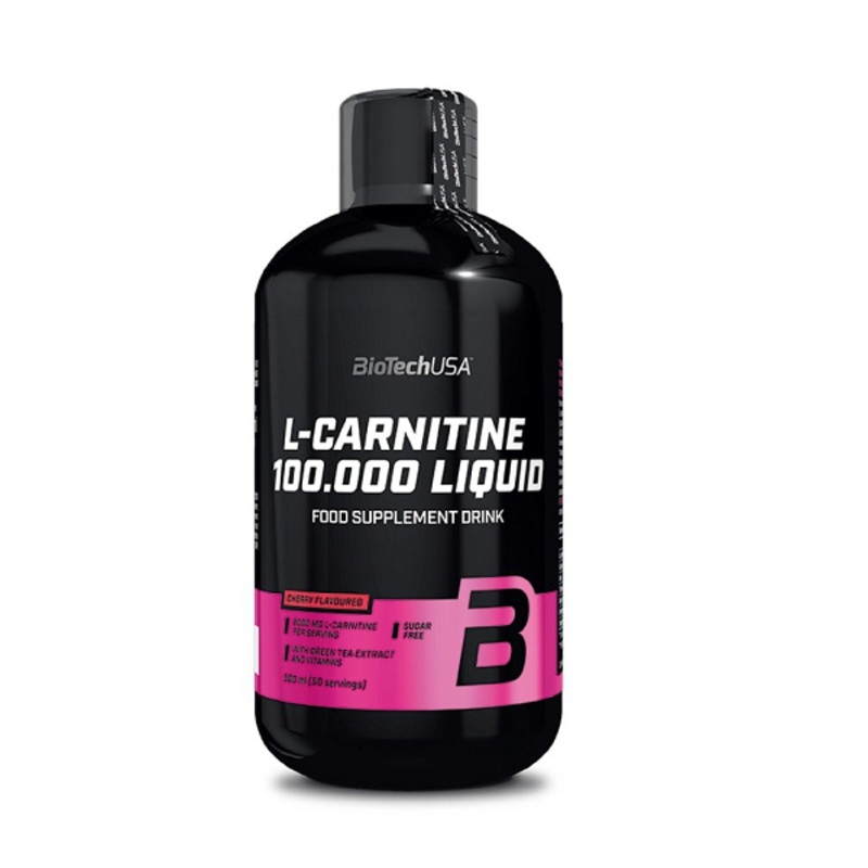 Biotech USA – L-Carnitine 100,000 Liquid Cherry