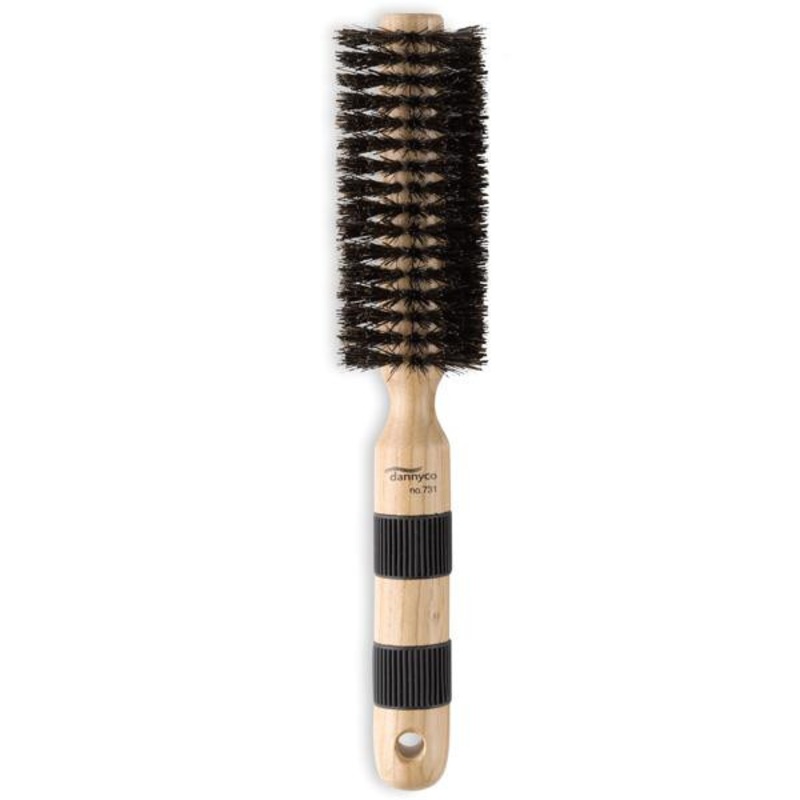 Dannyco — Circular brush with 100% pre-softened natural boar bristles – Medium